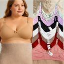 Kit 3 Sutiãs Alta Sustentação Sem Bojo PLUS SIZE Reforçado Alça Com Regulagem Feminino