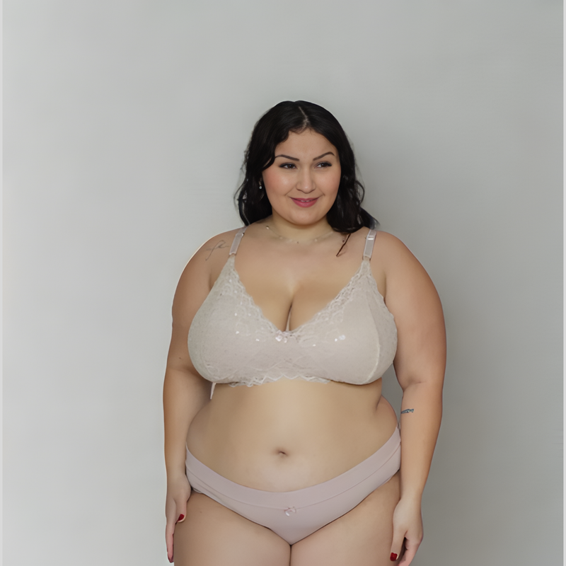 Sutiã de Renda PLUS SIZE Virginia Sustentação
