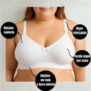 Kit 3 Sutiãs Alta Sustentação Sem Bojo PLUS SIZE Reforçado Alça Com Regulagem Feminino