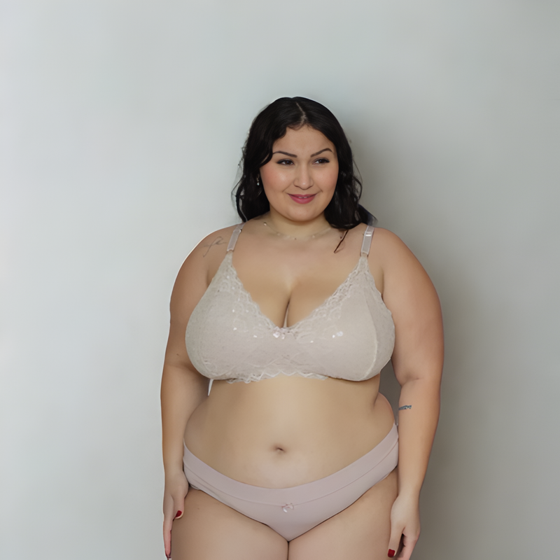 Sutiã de Renda PLUS SIZE Virginia Sustentação