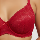 Sutiã Plus Size com Bojo Forma Grande Reforçado Sutia Rendado Lingerie Feminina Plus Langerie