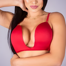 Sutiã Decote Profundo Sutian Com Bojo Soutien em Microfibra Liso á Preço de Fábrica