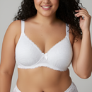 Sutiã Plus Size com Bojo Forma Grande Reforçado Sutia Rendado Lingerie Feminina Plus Langerie