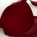 Sutiã Plus Size com Bojo Forma Grande Reforçado Sutia Rendado Lingerie Feminina Plus Langerie