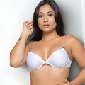 Sutiã com Bojo Costa Nua e Alça de Silicone Feminino Removível