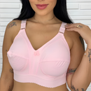 Kit 2 Sutiã Poliamida Plus Size Com Pala Reforçada Alta Sustentação Lingerie Moda Feminina