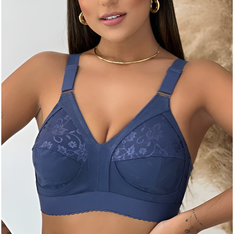 Kit 2 Sutiã Poliamida Plus Size Com Pala Reforçada Alta Sustentação Lingerie Moda Feminina