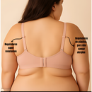 Kit 2 Sutiãs Alta Sustentação Sem Bojo PLUS SIZE Reforçado Alça Com Regulagem Feminino