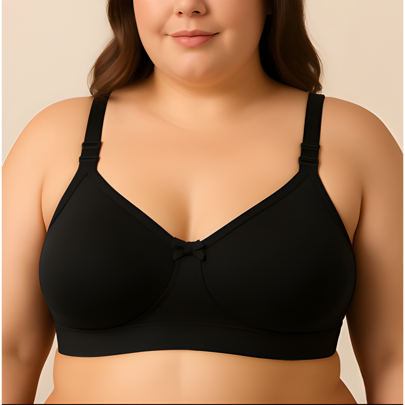 Kit 2 Sutiãs Alta Sustentação Sem Bojo PLUS SIZE Reforçado Alça Com Regulagem Feminino