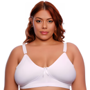 Kit 3 Sutiãs Alta Sustentação Sem Bojo PLUS SIZE Reforçado Alça Com Regulagem Feminino