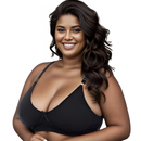 Kit 3 Sutiãs Alta Sustentação Sem Bojo PLUS SIZE Reforçado Alça Com Regulagem Feminino