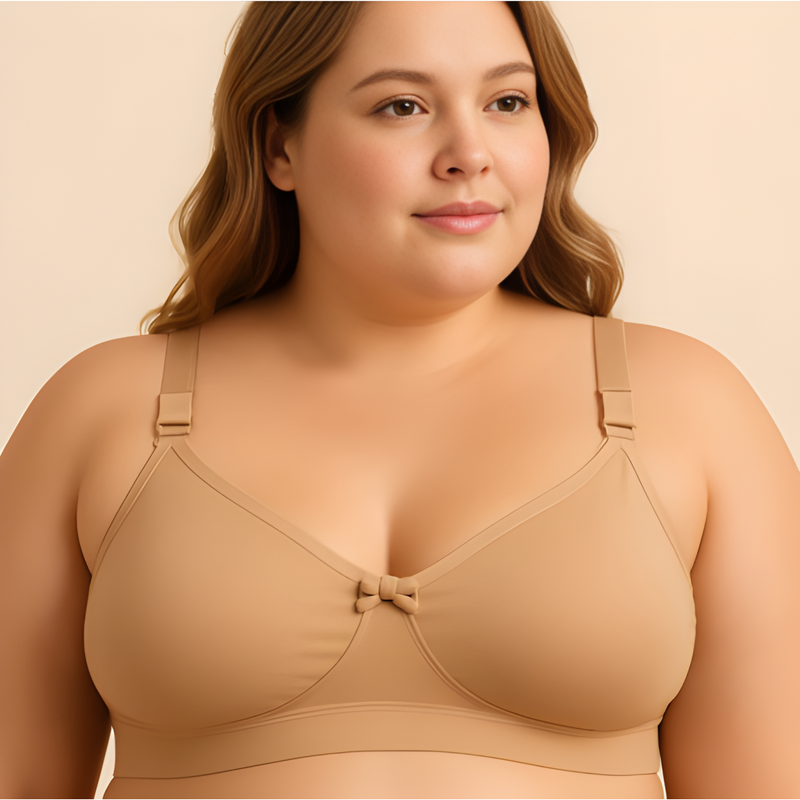 Kit 3 Sutiãs Alta Sustentação Sem Bojo PLUS SIZE Reforçado Alça Com Regulagem Feminino