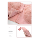 3 Peças De Sutiãs Plus Size Sem Aro Com Fecho Frontal Sutiãs De Maternidade Roupa Íntima Para Amamentação