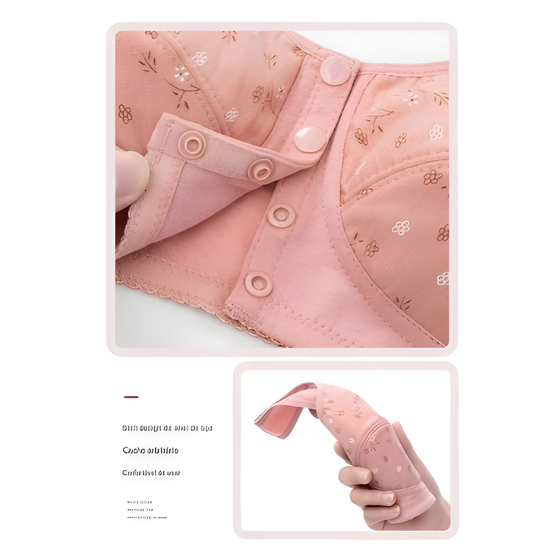 3 Peças De Sutiãs Plus Size Sem Aro Com Fecho Frontal Sutiãs De Maternidade Roupa Íntima Para Amamentação