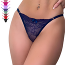 Kit c/7 unidades de calcinha fio dental regulagem lingerie sexy