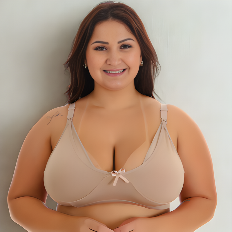 Sutiã de Amamentação Plus Size Básico Liso Maternidade Pós Parto Confort
