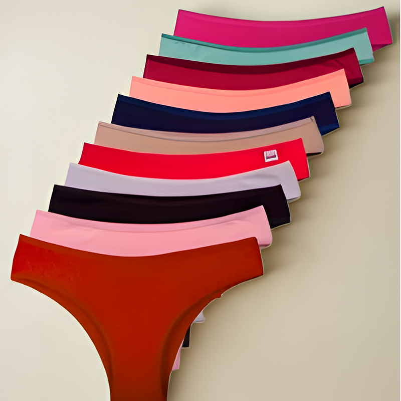 Kit 10 Calcinhas 100% Algodao Basica dia a dia Conforto Calcinhas Lisas