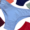 Kit 10 Calcinhas 100% Algodao Basica dia a dia Conforto Calcinhas Lisas