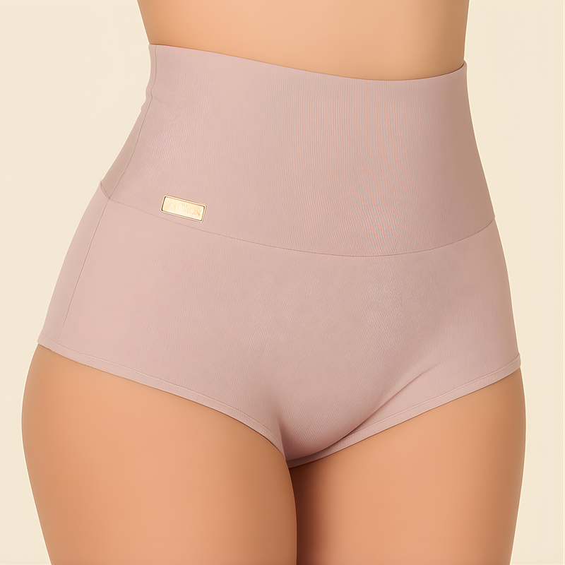 kit 2 calcinha cinta cintura bem alta modeladora compressão