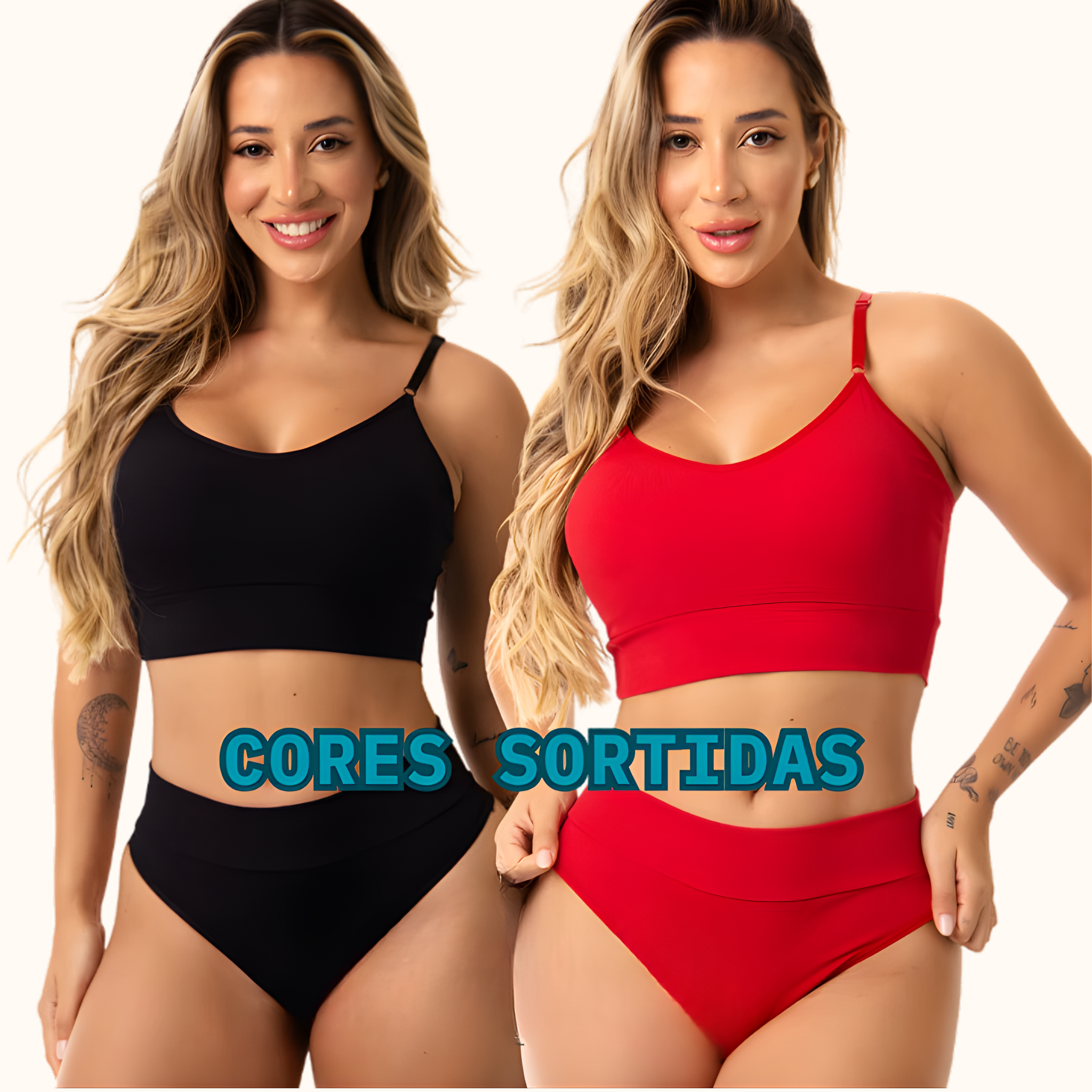 Coleção Rib Comfort — Kit com 2 Conjuntos