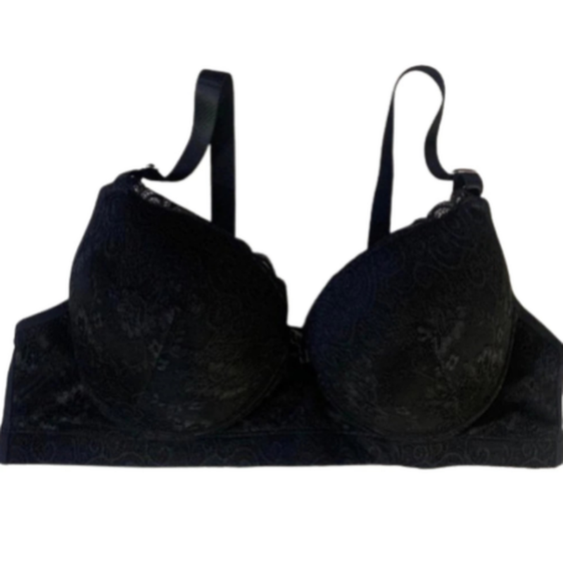 Kit 3 Sutiã Plus Size Feminino Reforçado De Renda Com Bojo Sustentação Conforto Alça Grossa Com Aro