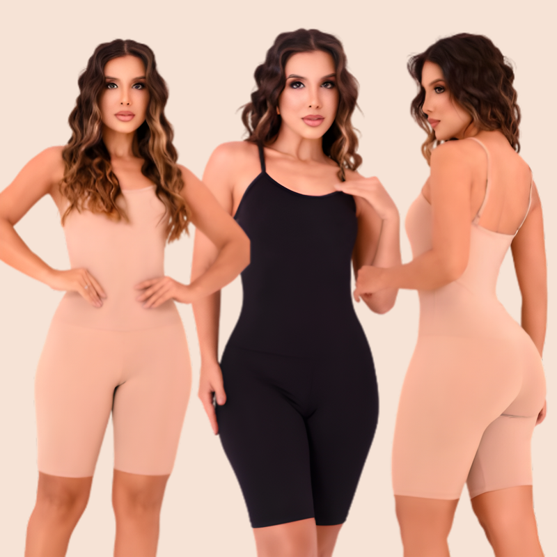 Macaquito Segunda Pele Anagua Combinação Macaquinho Preto e bege