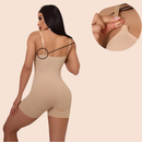 Body Macaquinho  Cinta Modeladora & Sem Costura - com abertura & Levantamento De Quadril Com Busto - Modelagem Perfeita.