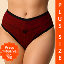 Kit até 10 Calcinhas Firmadoras Plus Size em Suplex Cós Alto - Firma Plus