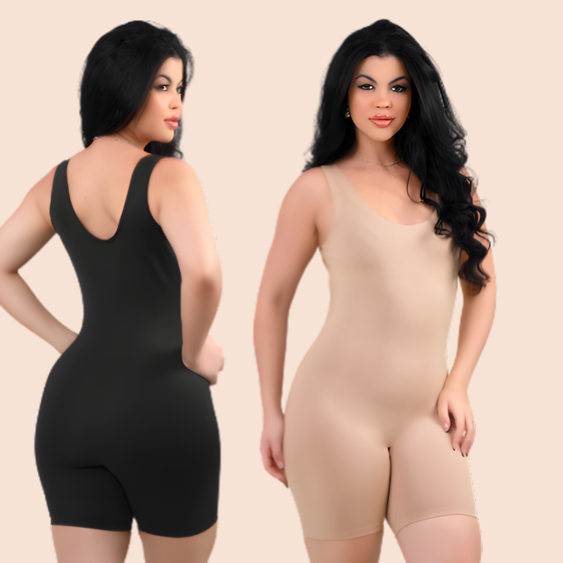 Macaquinho Modelador Feminino com Alças Largas Alta Sustentação e Modelagem Perfeita