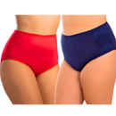 Kit de Calcinha Calçola Senhora Plus Size e Regular Feminino Cintura Alta Lateral larga