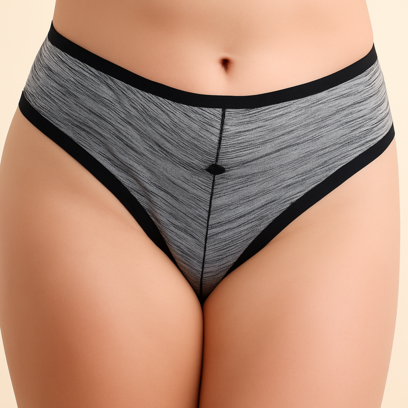 Kit até 10 Calcinhas Firmadoras Plus Size em Suplex Cós Alto - Firma Plus