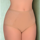 Kit 5 Calcinha Plus Size Cintura Alta Cós Alto Tangão Senhora Algodão C/ Renda