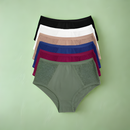 Kit 5 Calcinha Plus Size Cintura Alta Cós Alto Tangão Senhora Algodão C/ Renda