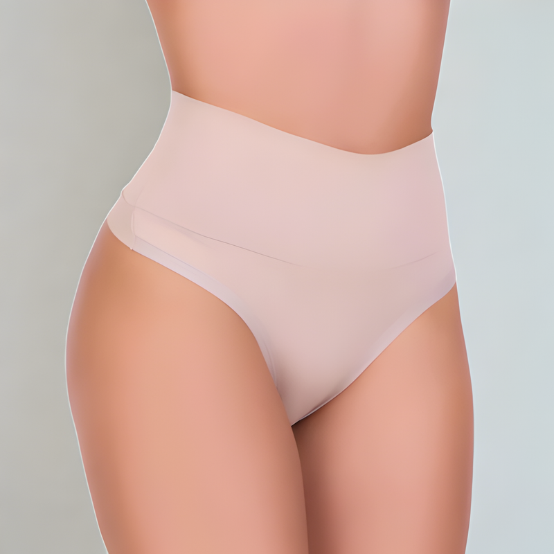 Kit 3 Calcinhas Modeladoras Cintura Alta Cós Duplo Fio Duplo Lisas Lingerie Segura Barriga Power Fitness Pós Parto