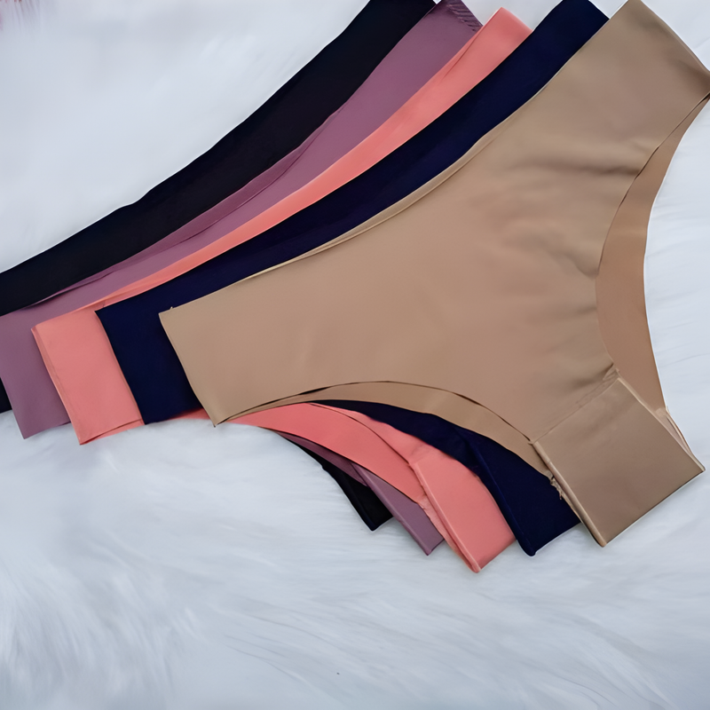 KIT 10 Calcinhas Sem Costura Tanga Laser Não Marca Moda Intima Lingerie