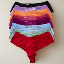 Kit Calcinha Plus Size Fio Duplo com Renda Reduz Culote Disfarçada Medidas Adulto Feminina Lingerie