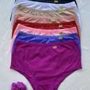 Kit c/ 5 Calcinhas Calçola Senhora Plus Size Hot Pants Conforto Cós Alto Cintura Alta