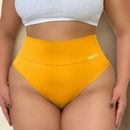 Kit Com 5 Calcinha Plus Size G1 e G2 Cós Alto Segura Barriga Zero Barriga
