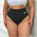 Kit Com 5 Calcinha Plus Size G1 e G2 Cós Alto Segura Barriga Zero Barriga