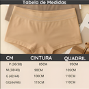 Kit 5 Calcinhas Boxer Canelada Shortinho Sem Costura Cueca Feminina Poliamida Importada MK