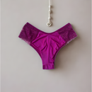 Kit c/ 5 Calcinha Plus size Fio Duplo c/ Renda Lateral Lingerie Feminina Conforto