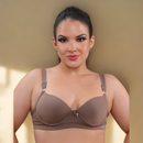 kit c/3 Sutiã Básico Reforçado de Microfibra Com Bojo do P ao GG PROMOÇÃO