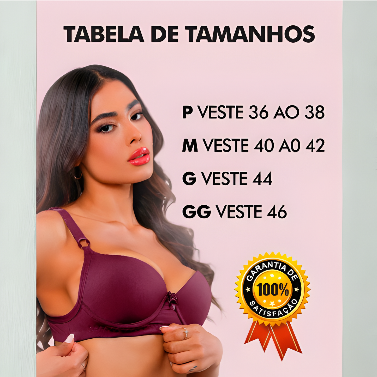 Coleção Daily Support — Kit com 3 Sutiãs Básico