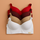 Kit C/04 Sutiãs Premium Reforçado Com Bojo Do P Ao Gg Direto da Fábrica PROMOÇÃO