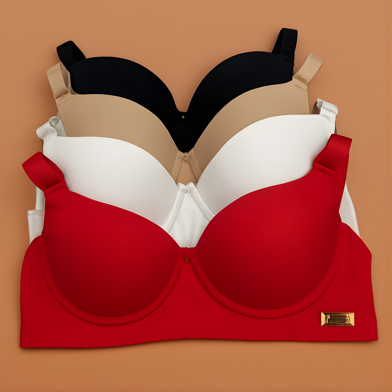 Kit C/04 Sutiãs Premium Reforçado Com Bojo Do P Ao Gg Direto da Fábrica PROMOÇÃO