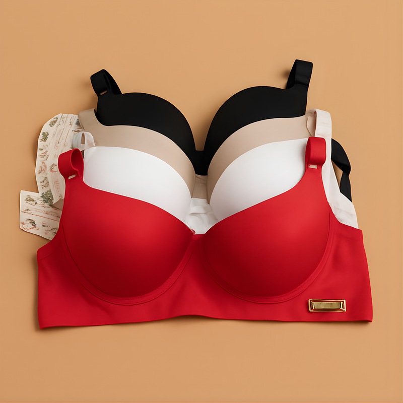 Sutiã Reforçado Básico Microfibra Kit C/ 3 Com Bojo  Direto Da Fábrica