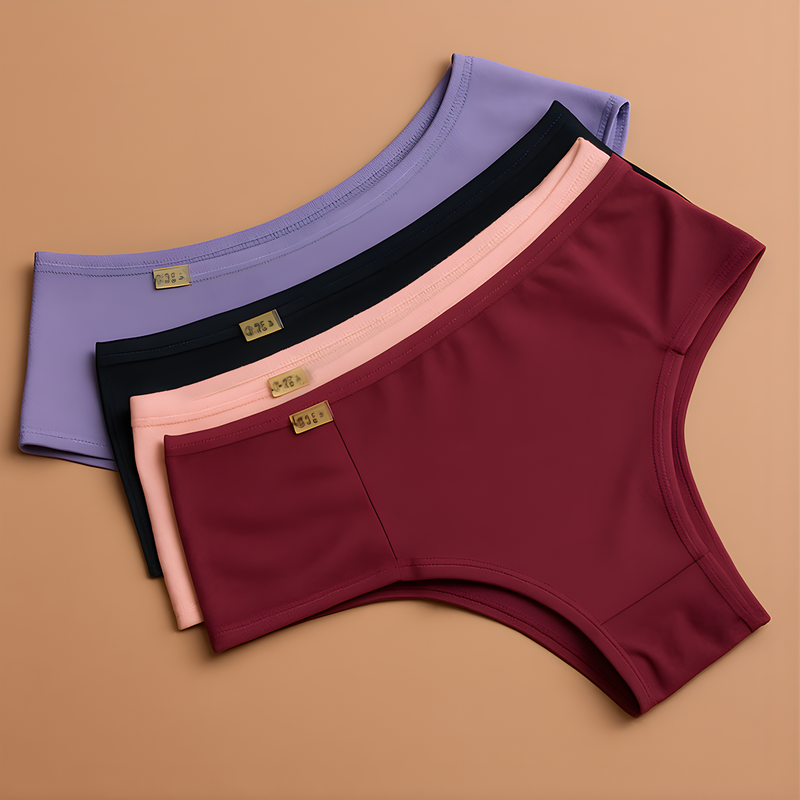 Kit 7 Calcinha Pala Dupla Segura Barriga Pós Parto Cós Alto Microfibra Conforto