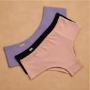 Kit 7 Calcinha Pala Dupla Segura Barriga Pós Parto Cós Alto Microfibra Conforto