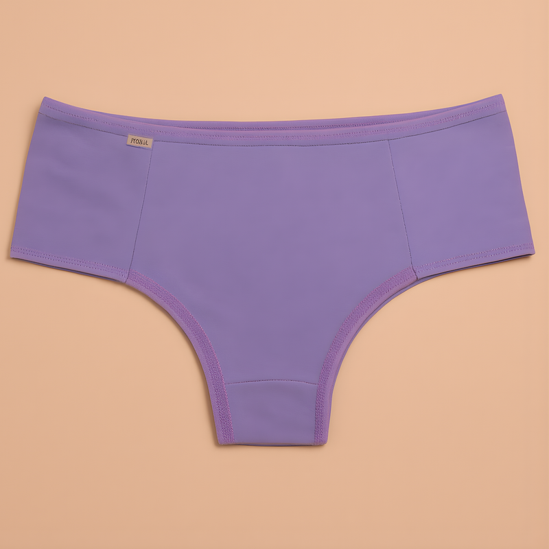 Kit 7 Calcinha Pala Dupla Segura Barriga Pós Parto Cós Alto Microfibra Conforto