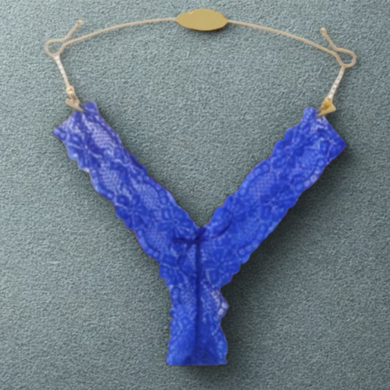 Kit 2 Calcinha Tanga Fio Dental Promoção 100% Renda Com Forro De Algodão